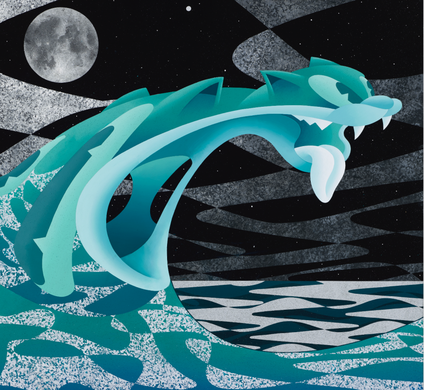 Whale House Clowder art